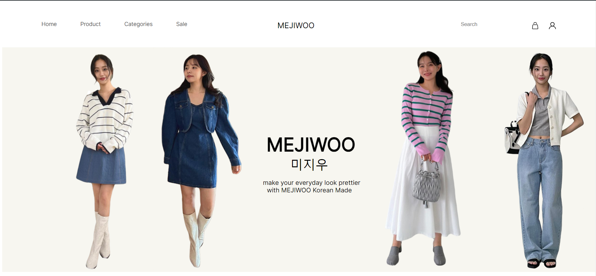 Simple Online Boutique Site
